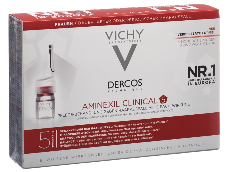 VICHY Dercos Aminexil Clinical 5 Frauen 21 x 6 ml