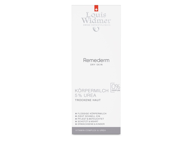 LOUIS WIDMER Remederm lait corps 5% urea non parfumé 200 ml