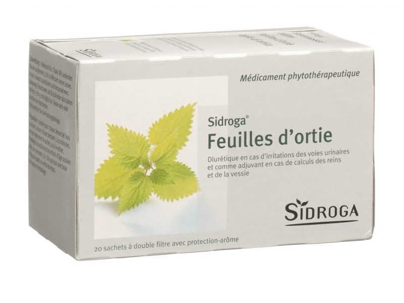 SIDROGA Tisane Feuilles d’ortie 20 sachets 1,5 g