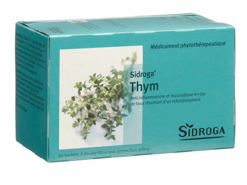 SIDROGA Thym 20 sachets 1.6 g