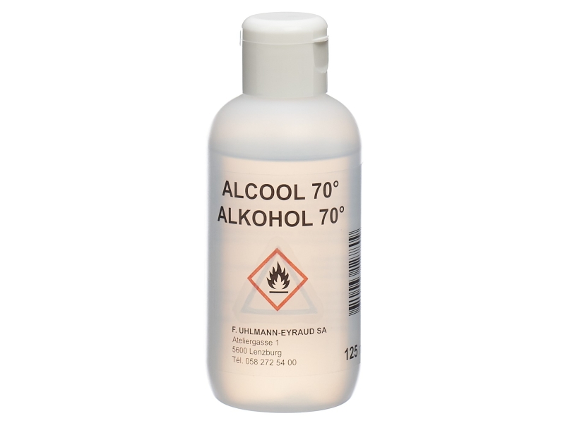 UHLMANN EYRAUD Alkohol 70% Fl 125 ml