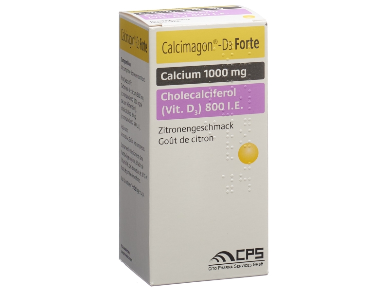 CALCIMAGON D3 Forte comprimés à mâcher citron 90 pièces