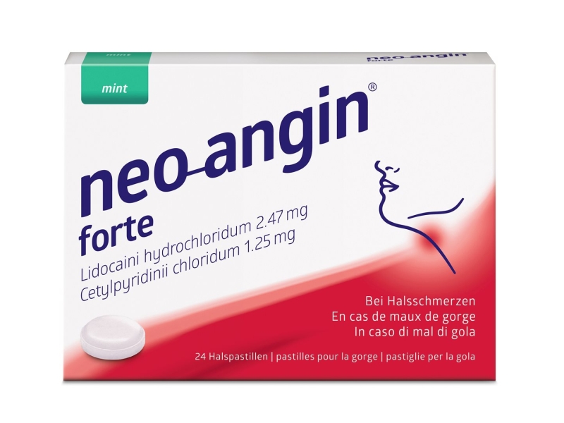 NEO-ANGIN Forte Halspastillen 24 Stück