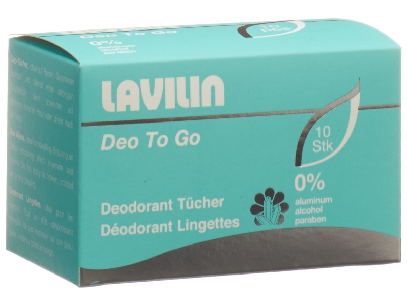 LAVILIN Déodorant lingettes boîte 10 pièces