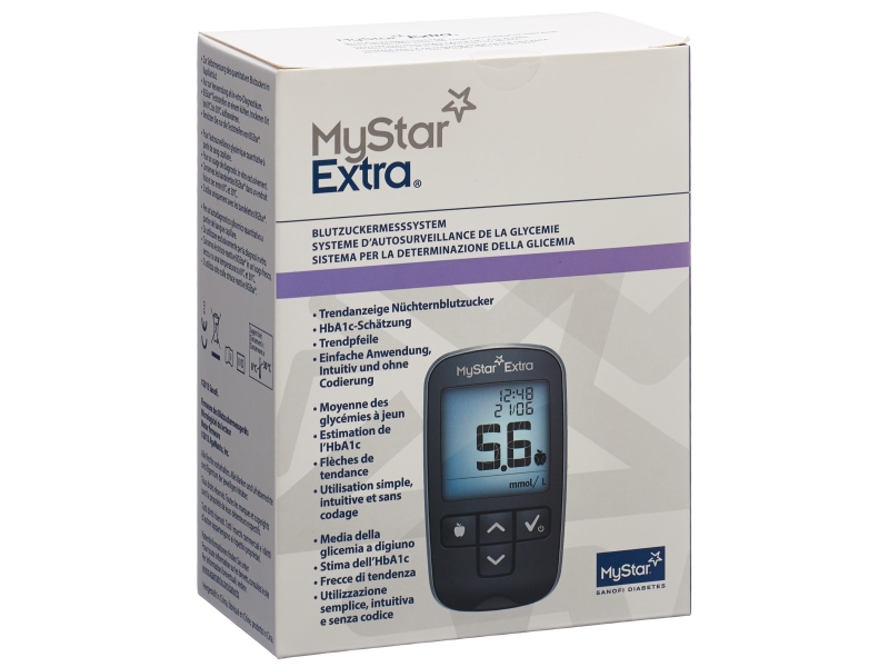 MYSTAR Extra système autosurveillance glycémie