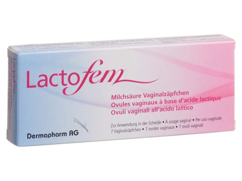 LACTOFEM ovules vaginaux acide lactique 7 pièces