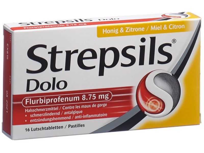 STREPSILS Dolo comprimés à sucer 16 pièces