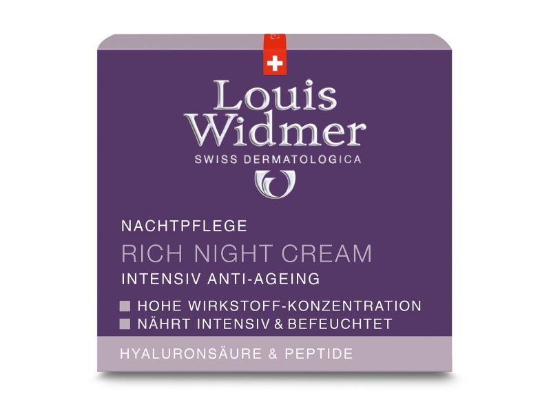 LOUIS WIDMER Crème de nuit riche parfumée 50 ml