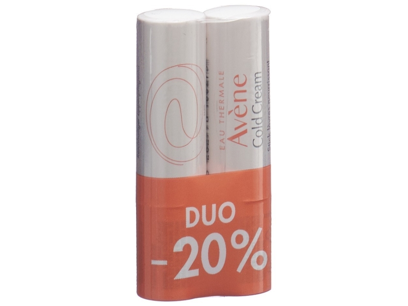 AVENE Cold Cream Duo 20% Stick pour les lèvres nourrissant