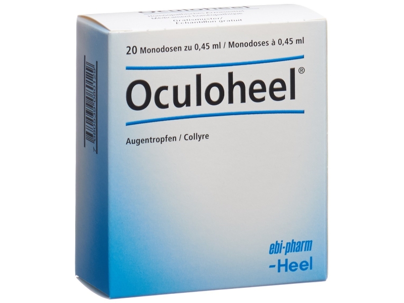 OCULOHEEL gouttes ophtalmiques 20 monodoses 0.45 ml