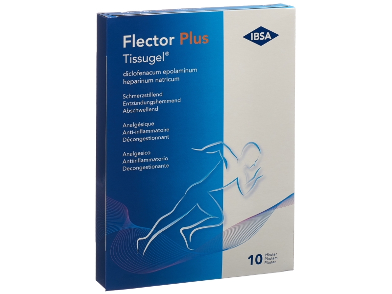 FLECTOPARIN Plus Tissugel emplâtres 10 pièces