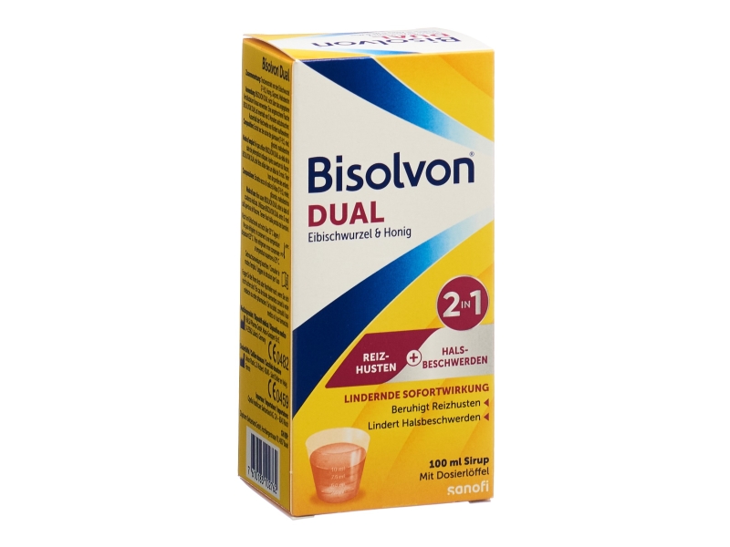 BISOLVON Dual 2 en 1 Sirop contre la toux 100ml