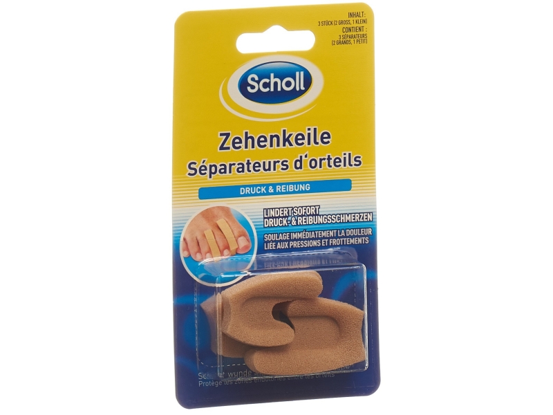 SCHOLL Zehenkeile 1 klein/2 gross