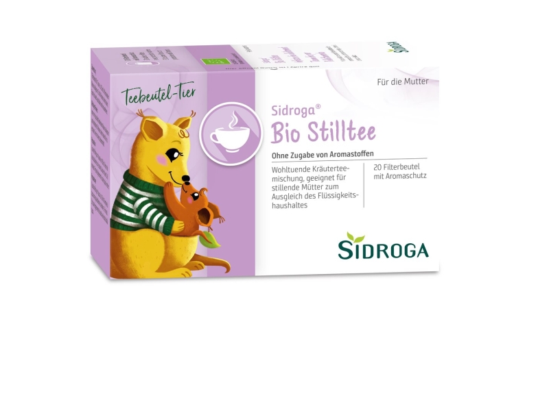 SIDROGA Infusion Bio Favorisant l'Allaitement, 20 Sachets, 1,5g