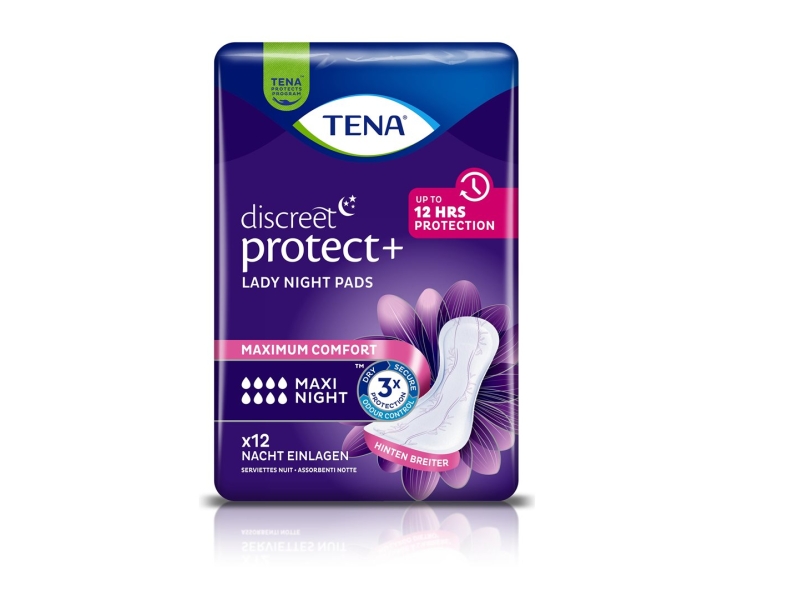 TENA Lady Discreet Maxi Night, 12 Pièces