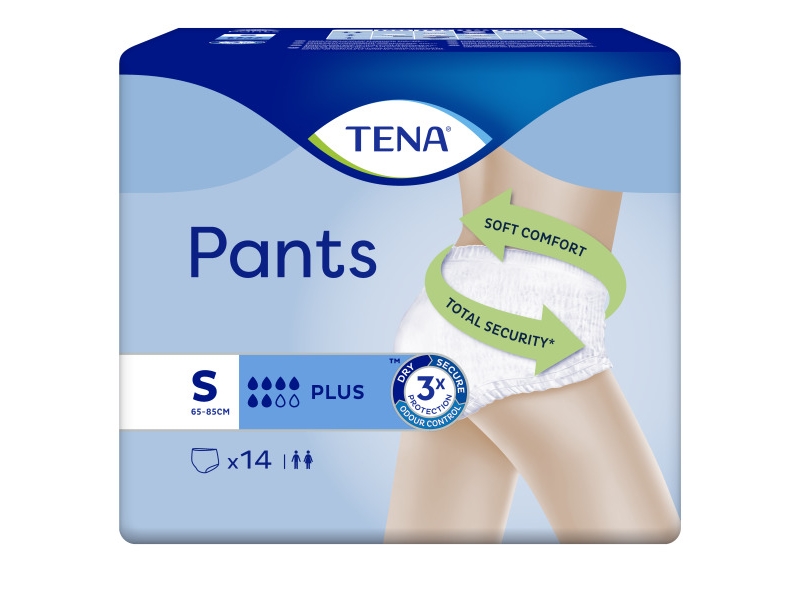 TENA PANTS PLUS S CONFIOFIT 14 PCE