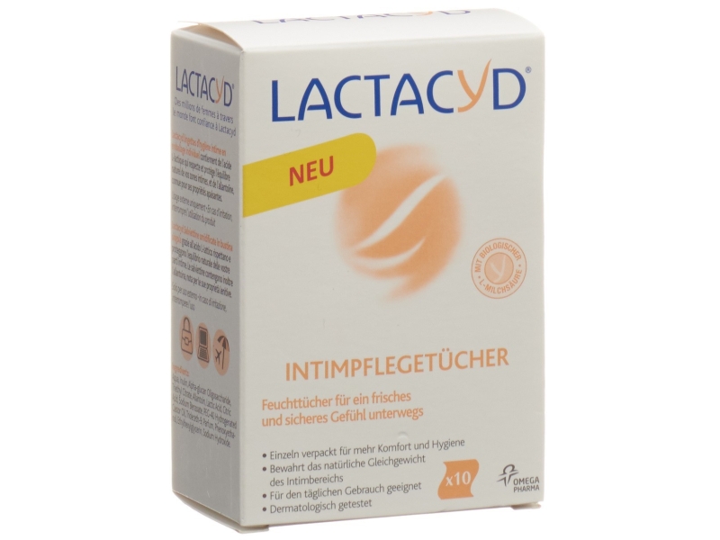 LACTACYD Intimpflegetücher einzeln 10 Stk