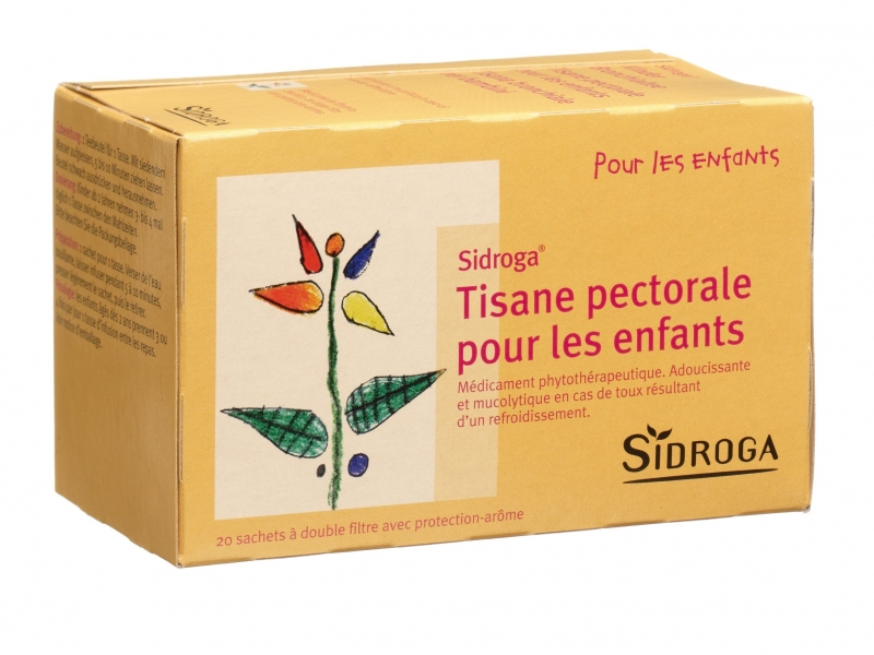 SIDROGA Tisane pectorale pour les enfants sachets 20 pièces