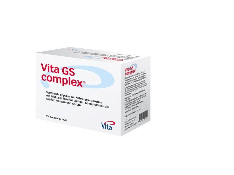 VITA GS COMPLEX sulfate glucosam capsules 260 pièces