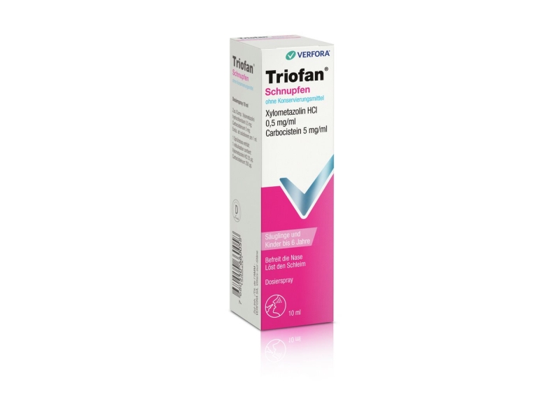TRIOFAN Raffredore senza conservante Spray nasale bambini piccoli e lattanti 10 ml