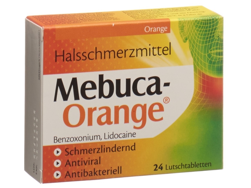 MEBUCA-ORANGE compresse da succhiare 24 pezzi