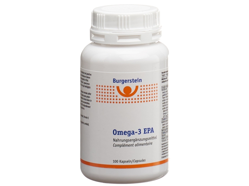 BURGERSTEIN Omega 3 EPA 100 capsules