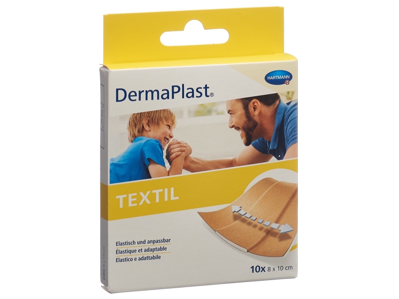 DERMAPLAST TEXTIL Schnellverb 8x10cm 10 Stk