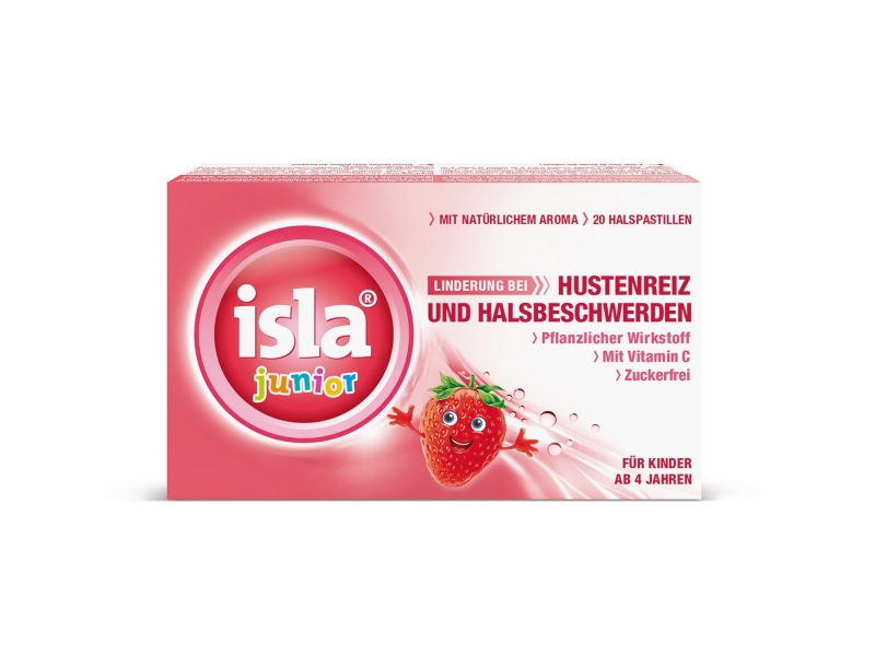 ISLA JUNIOR PASTILLEN ERDBEERE 20 STK