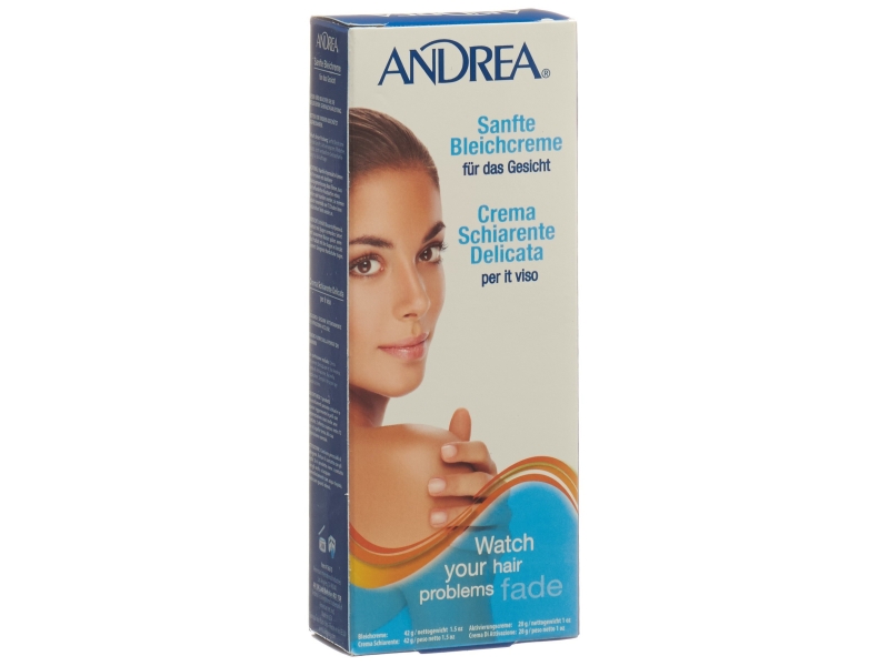 ANDREA Crema Schiarente Delicata per il viso 2 tubetti 42 g