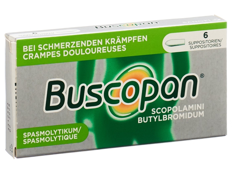 BUSCOPAN SUPP 10 MG 6 STK