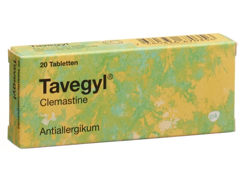 TAVEGYL Tabl 1 mg 20 Stk
