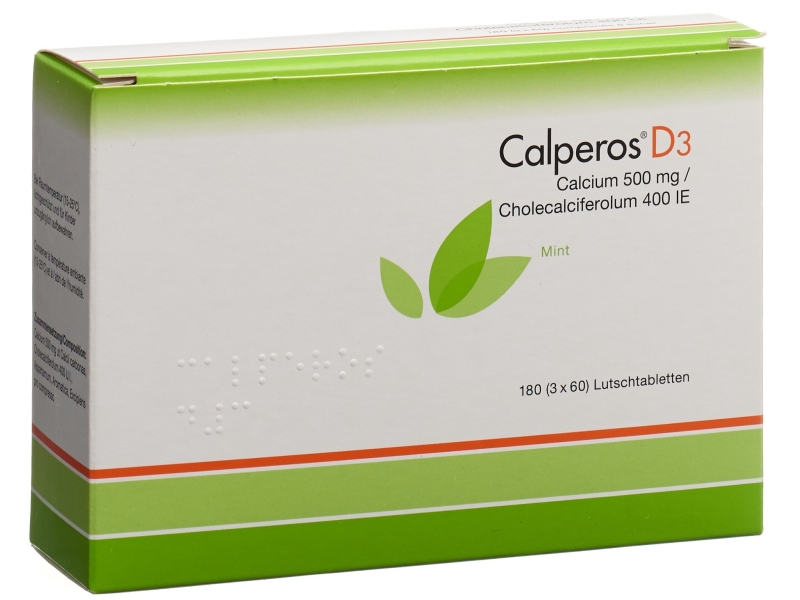 CALPEROS D3 Lutschtabl mint Ds 180 Stk