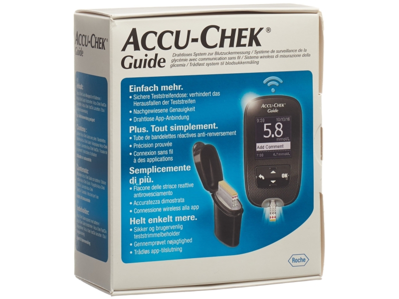 ACCU-CHEK GUIDE set mmol/l incl 1x10 tests