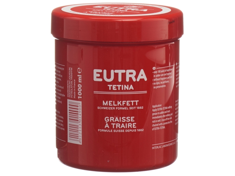EUTRA graisse à traire bte 1000 ml