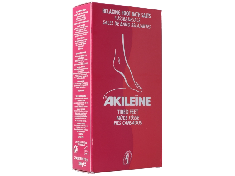 AKILEINE ROT Fussbadesalz 2 Btl 150 g