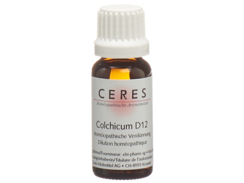 CERES colchicum 12 D dilution fl 20 ml