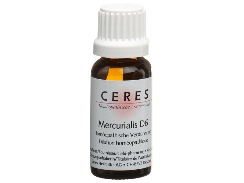 CERES mercurialis 6 D dilution fl 20 ml