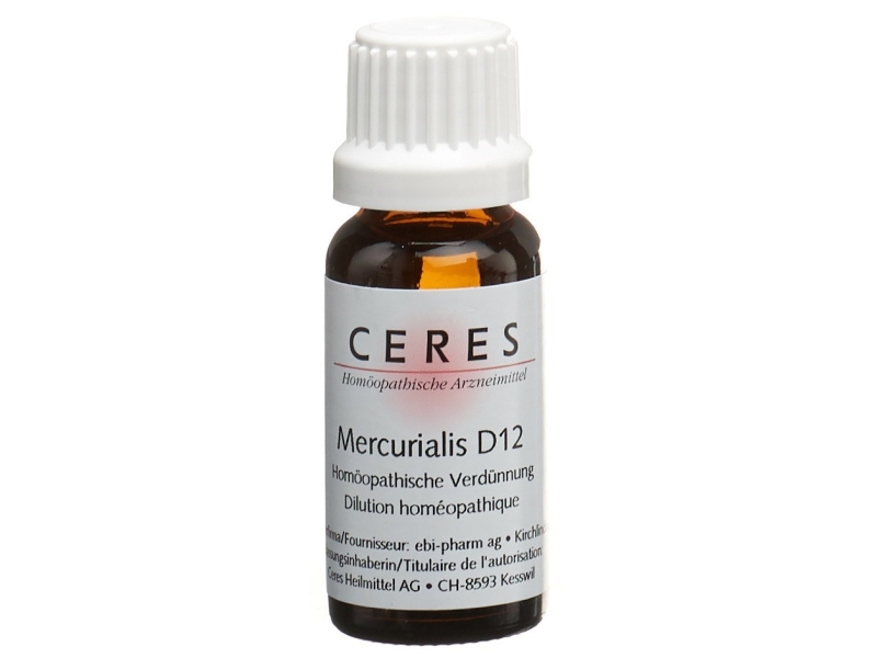 CERES mercurialis 12 D dilution fl 20 ml