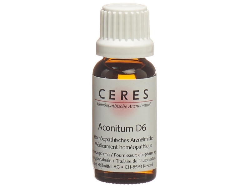 CERES Aconitum D 6 Dilution Fl 20 ml