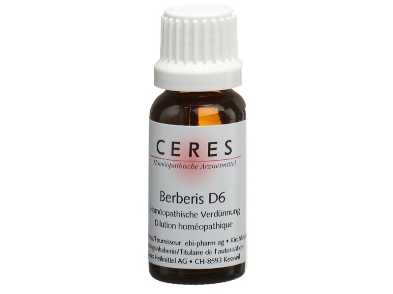 CERES berberis 6 D dilution fl 20 ml