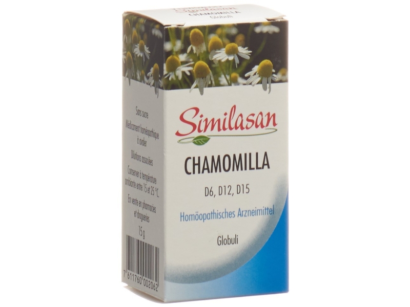 SIMILASAN chamomilla glob D6/D12/D15 15 g