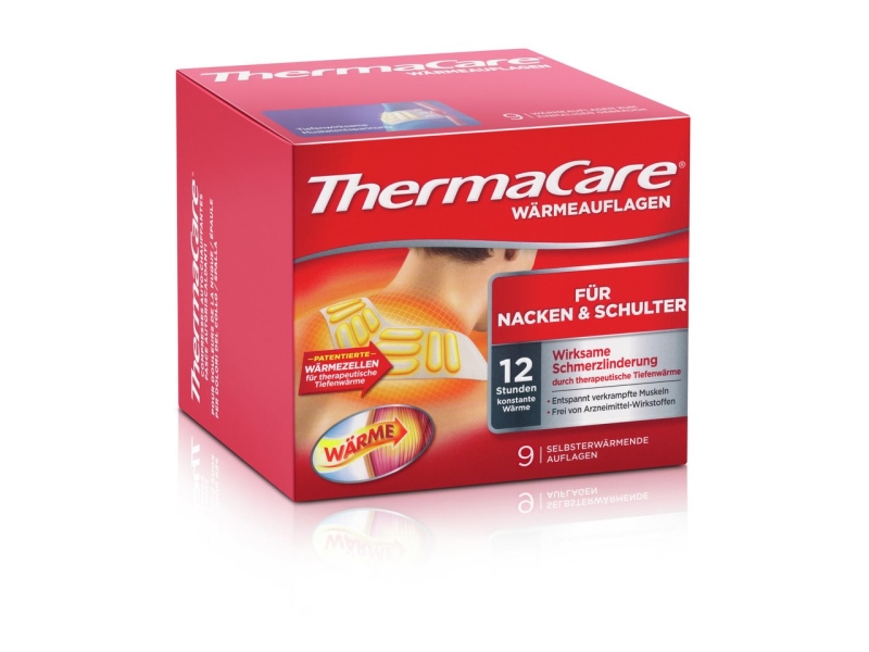 THERMACARE Fasce autoriscaldanti Collo Spalla Polso 9 pezzi