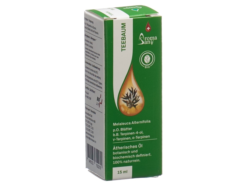 AROMASAN tea tree huil ess dans étui bio 15 ml