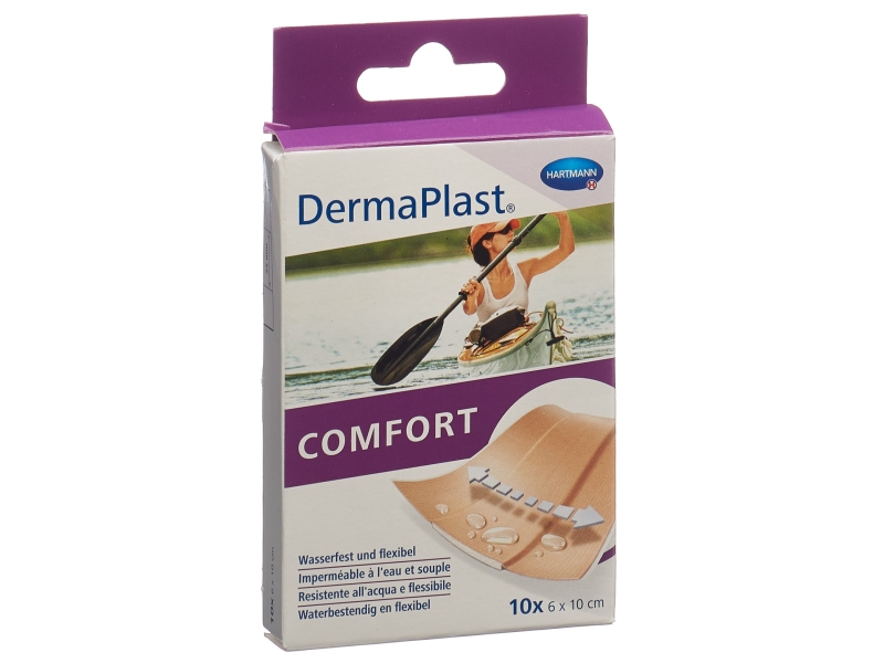 DERMAPLAST Comfort Schnellverband 6cmx10cm 10 Stk