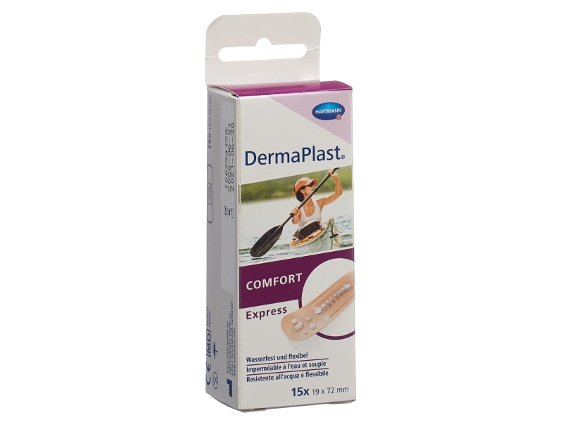 DERMAPLAST Comfort Express Strips 19x72mm 15 Stk