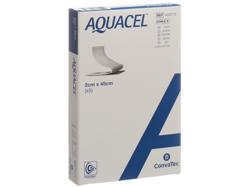 AQUACEL mèches hydrofibre 2x45cm 5 pce