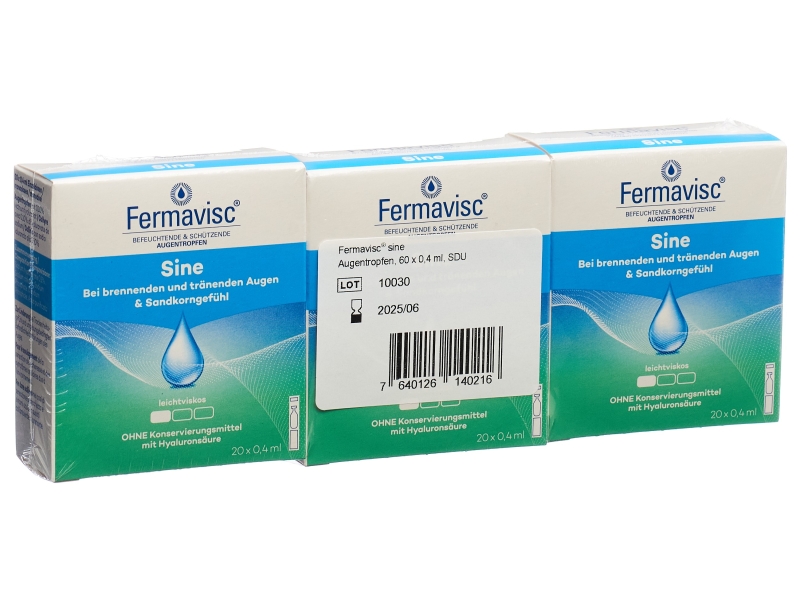 FERMAVISC sine gtt opht 60 monodos 0.4 ml