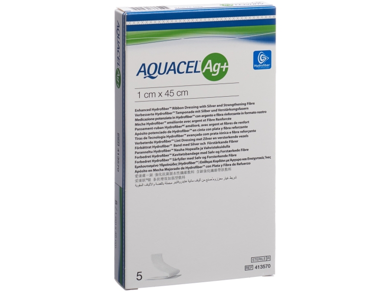 AQUACEL AG+ Tamponade 1x45cm 5 Stk