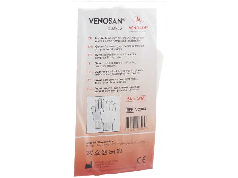 VENOSAN gants noppés S/M VC003 1 paire