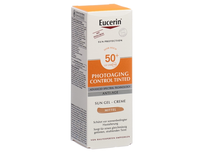 EUCERIN SUN Photoag Cont Cr teint Med SPF50+ 50 ml